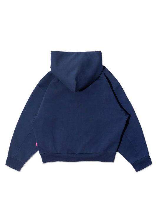 NEO TATSUYA ZIP HOOD BLUE