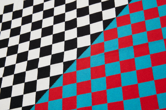 Feast or Famine Scarf (White, Black, Blue, Red) - BEV C multi label store
