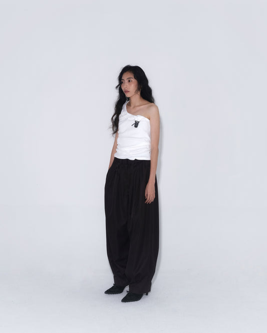 Sheeta Balloon Pants in Dark Brown - BEV C multi label store