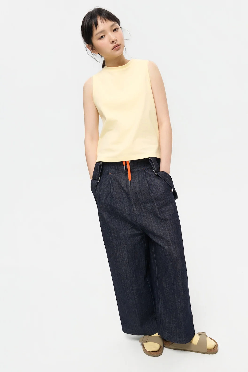 BARUN TROUSERS IN SLUB DENIM BY KAIHARA JAPAN