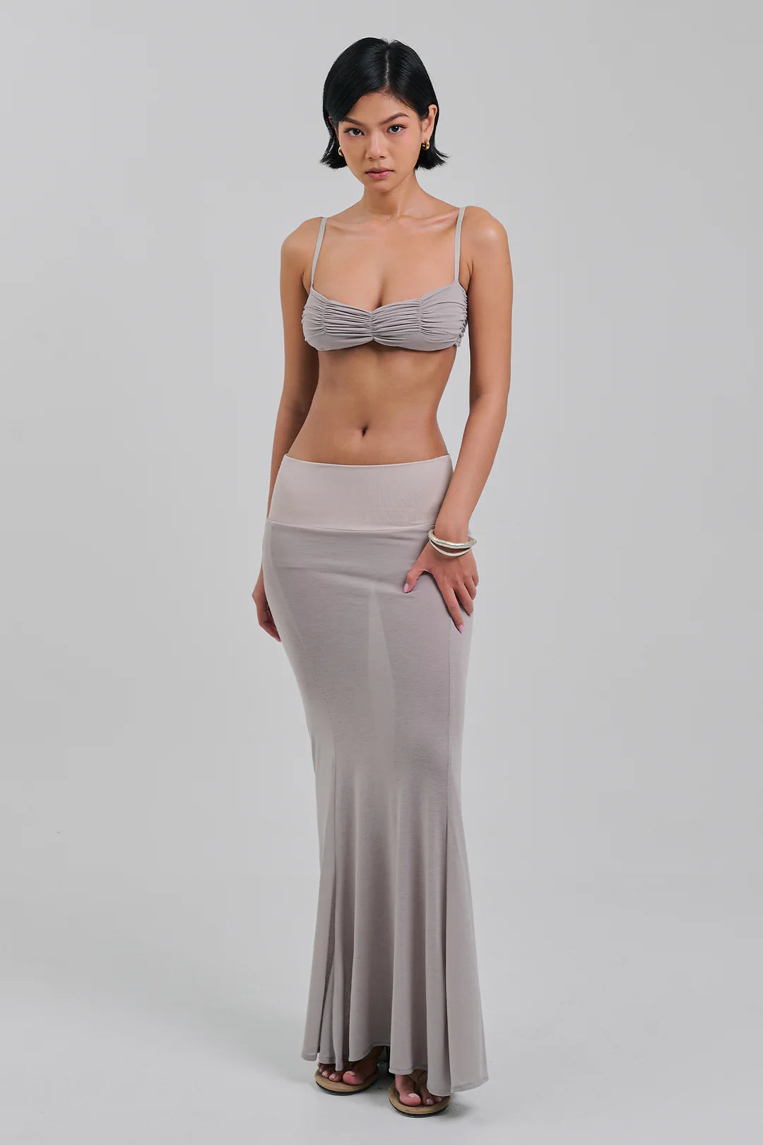 ALTAR MAXI SKIRT PIGEON