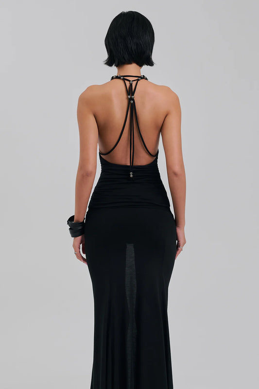 AMULET TOP BLACK - BEV C multi label store