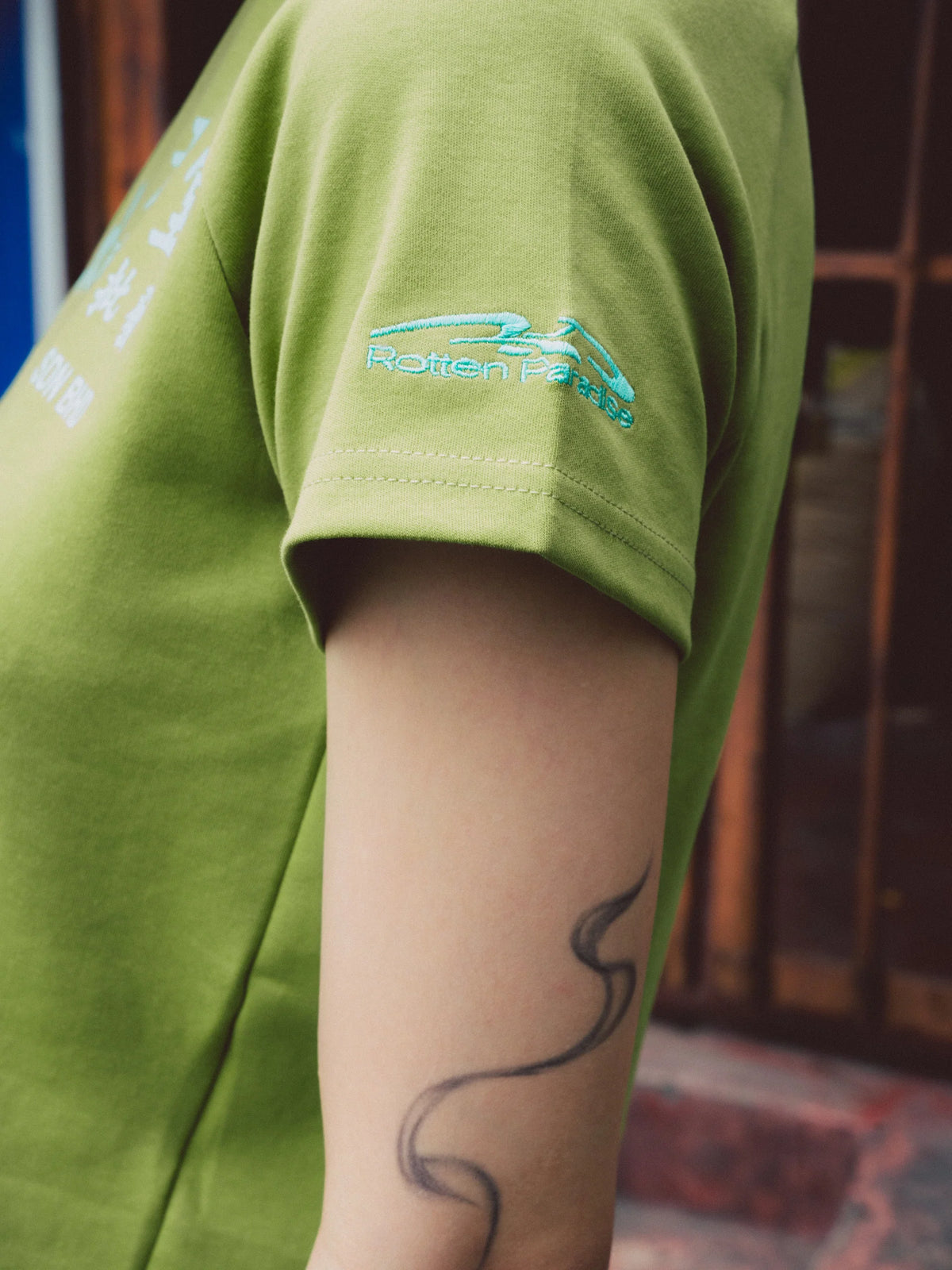 Trading Baby Tee (Green)