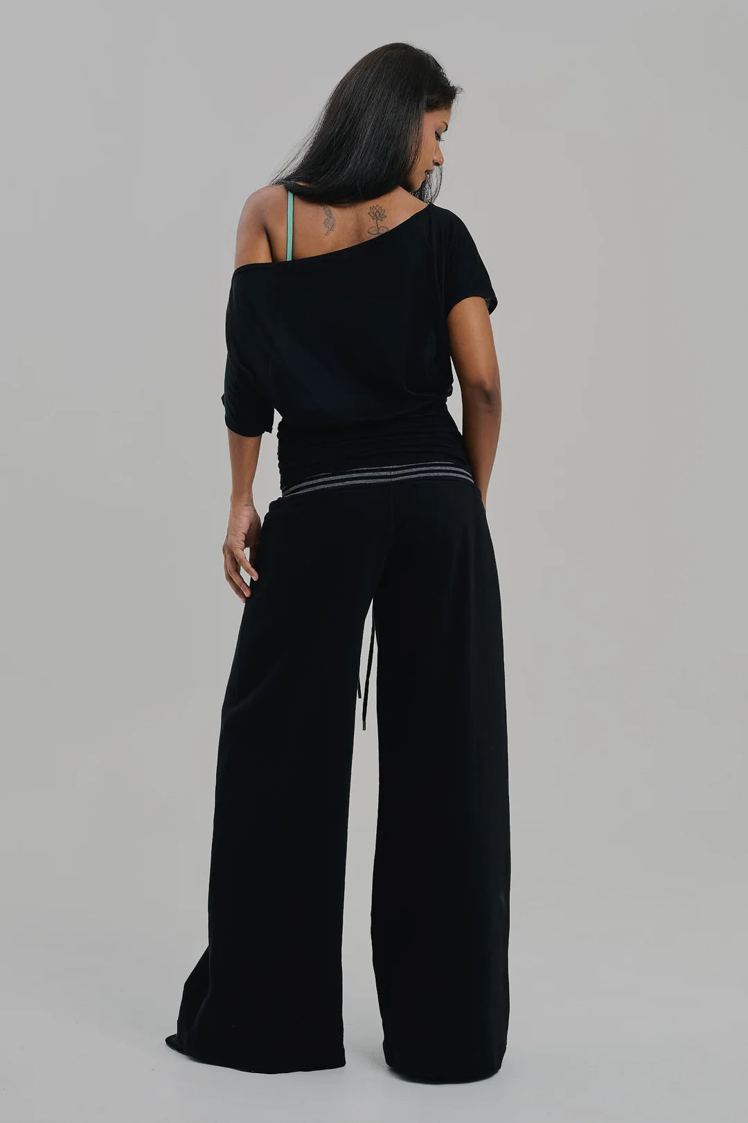 Aria Top Black Sheer