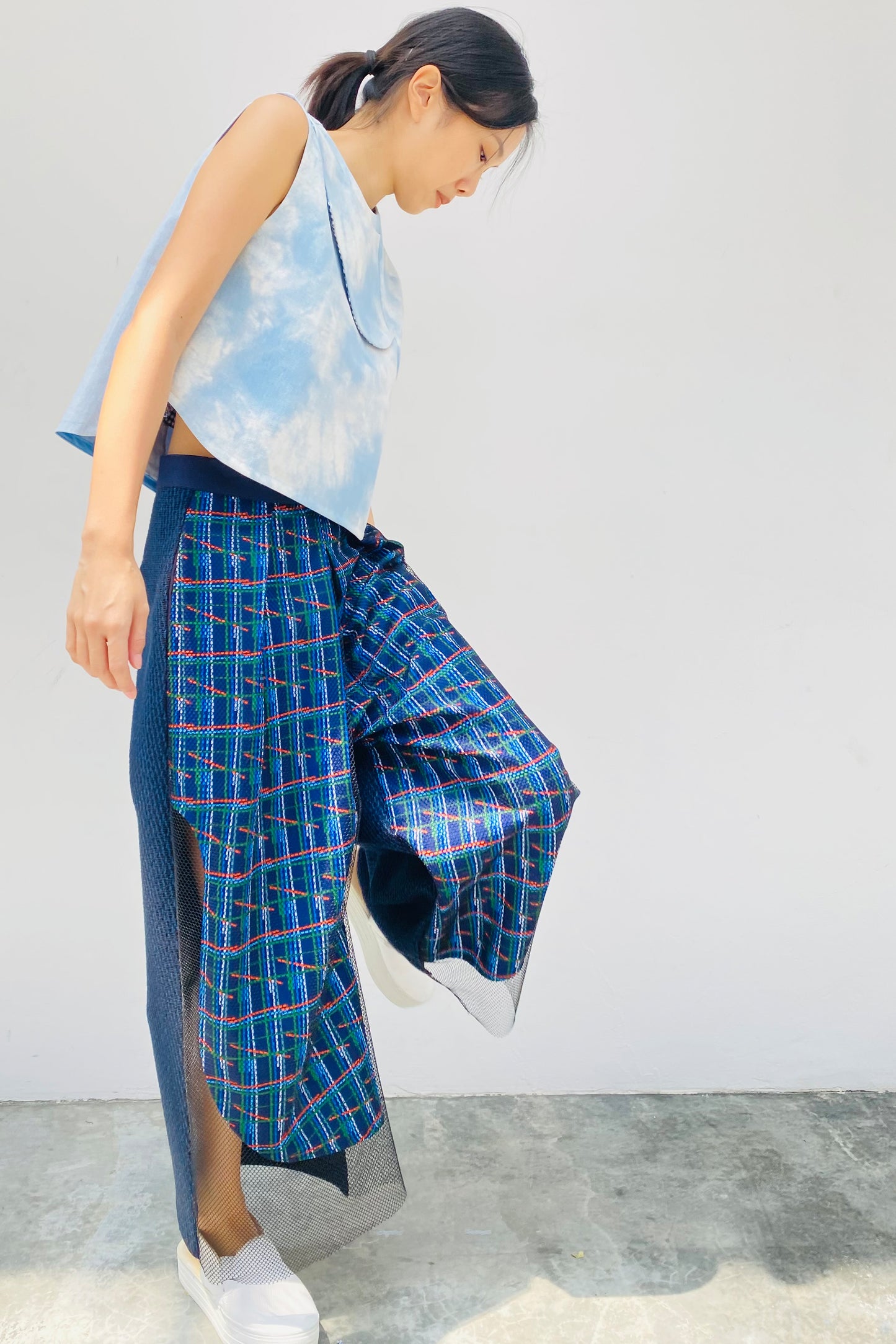 S18 LP05A || GROCERY BASKET PALAZZO - BEV C multi label store