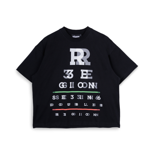 SNELLEN T-SHIRT BLACK