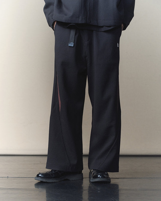 WANDERER GRID PANTS BLACK - BEV C multi label store