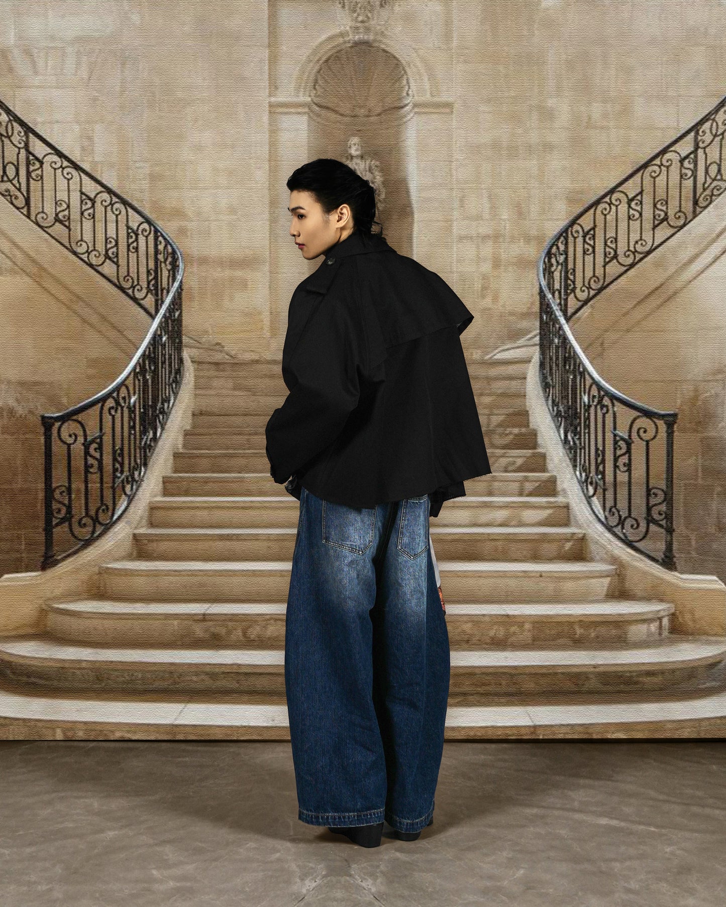 N E O VOL.2_CH.2 BALLOON PANTS - BLUE - BEV C multi label store