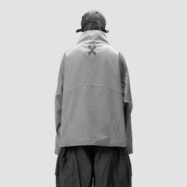 BAT PANEL PARKA - GREY - BEV C multi label store
