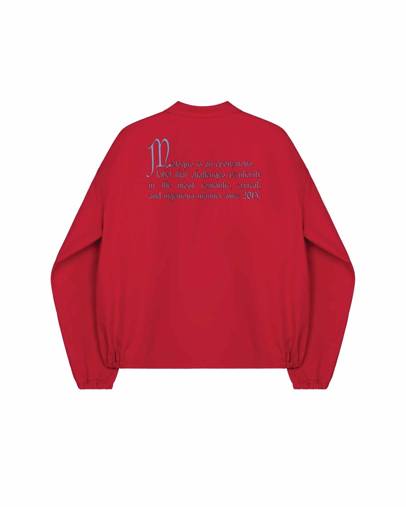 Coming Soon Track Jacket (Red) - BEV C multi label store
