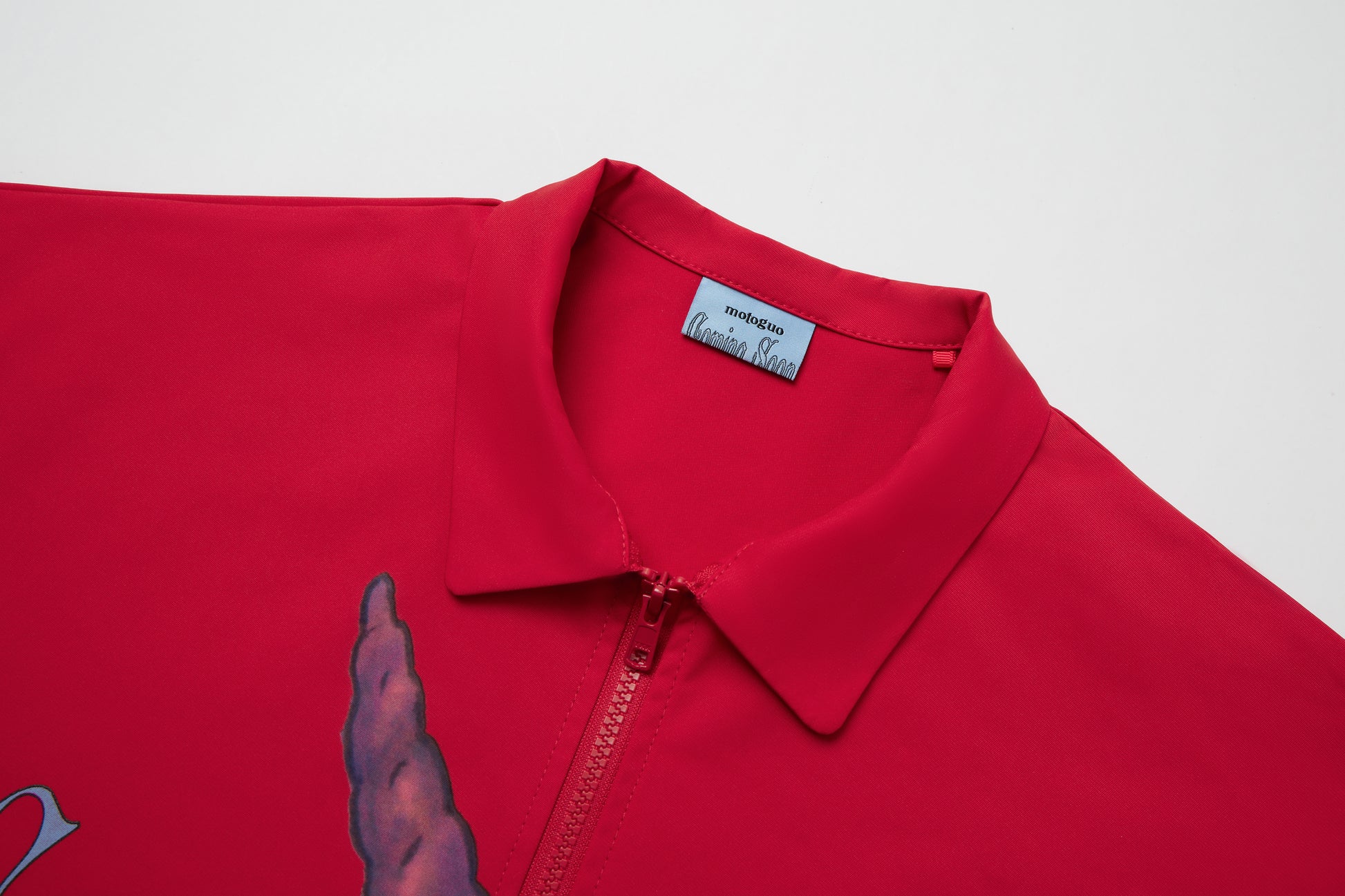 Coming Soon Track Jacket (Red) - BEV C multi label store