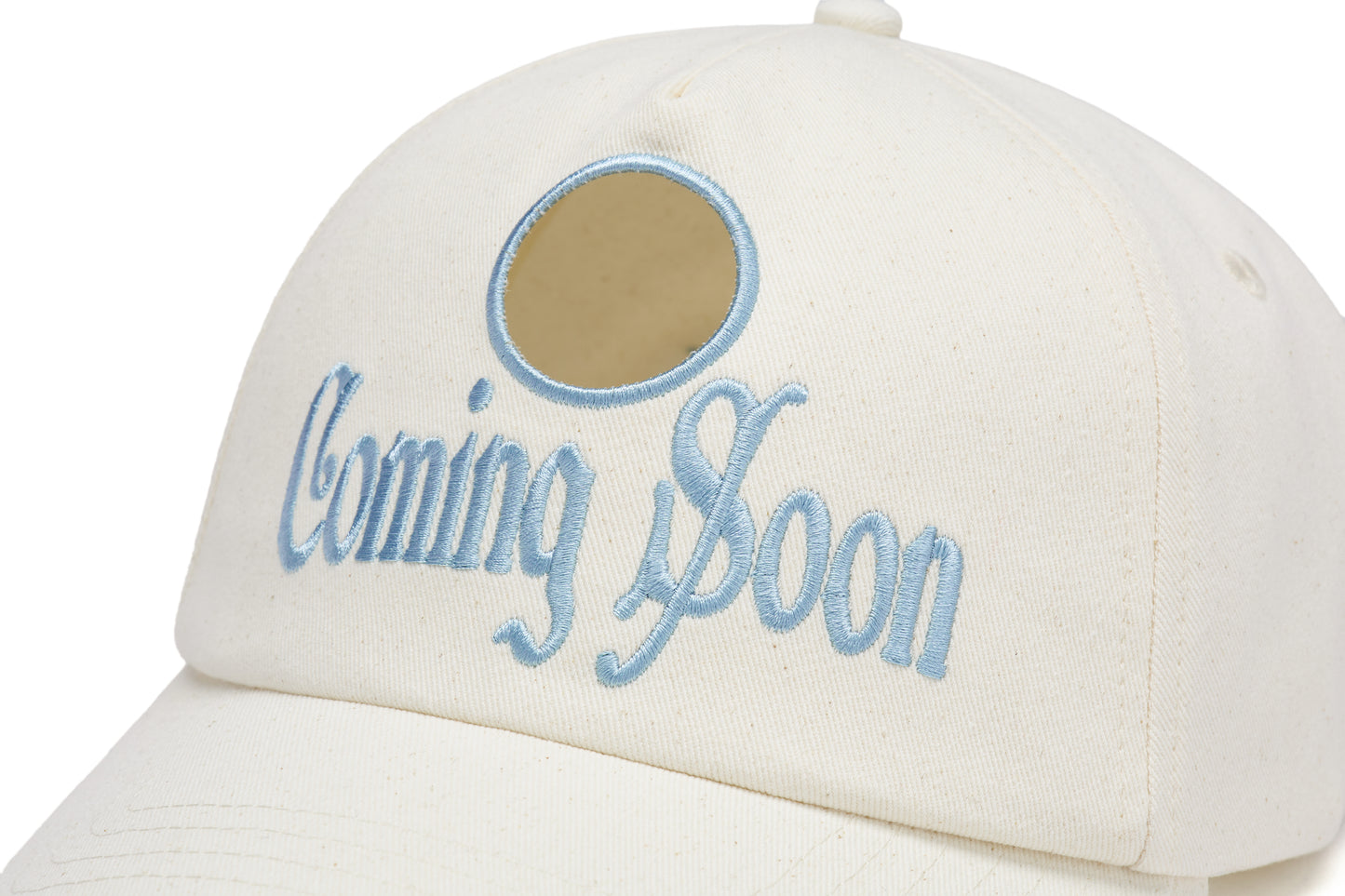 "Coming Soon" Cap (Off White) - BEV C multi label store