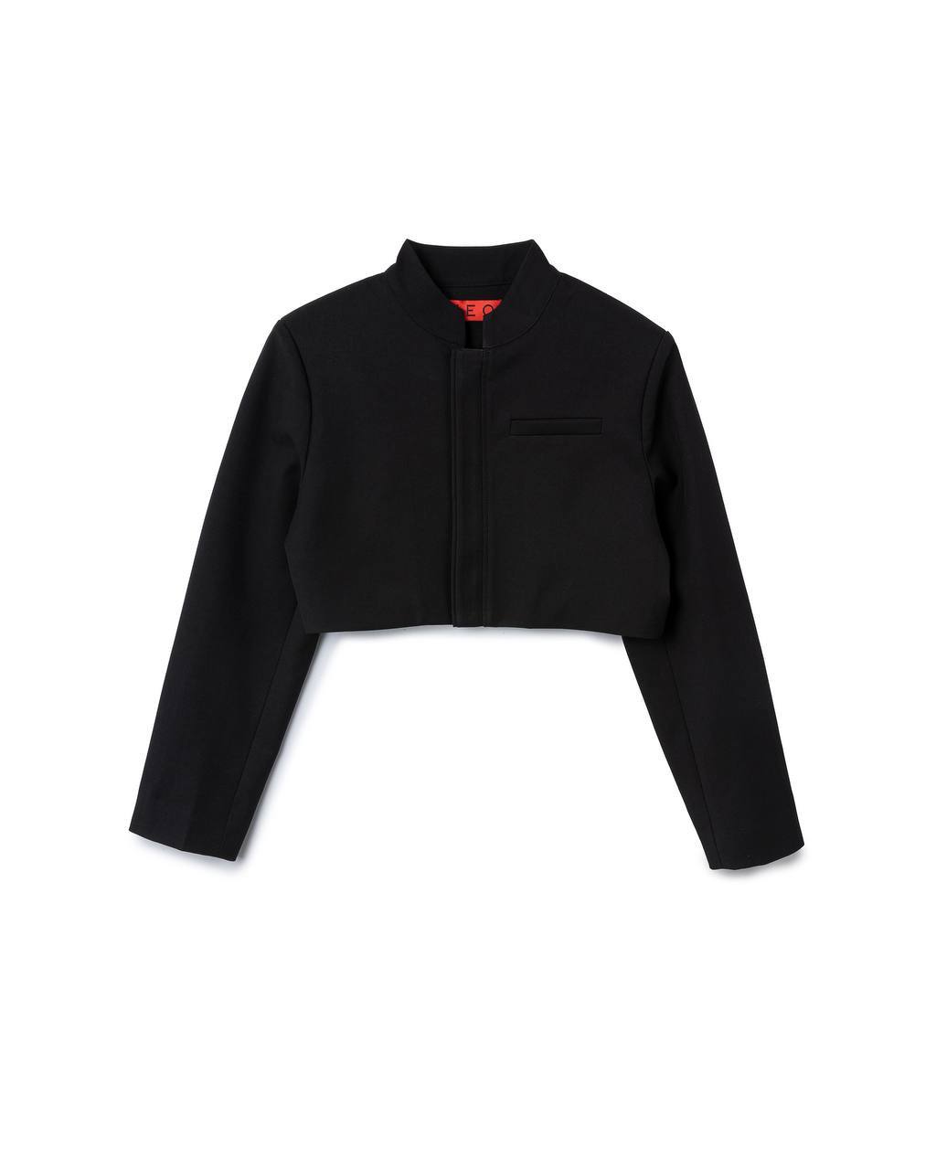 VOL.3_CH.1 Mandarin Cropped Suit - Black - BEV C multi label store