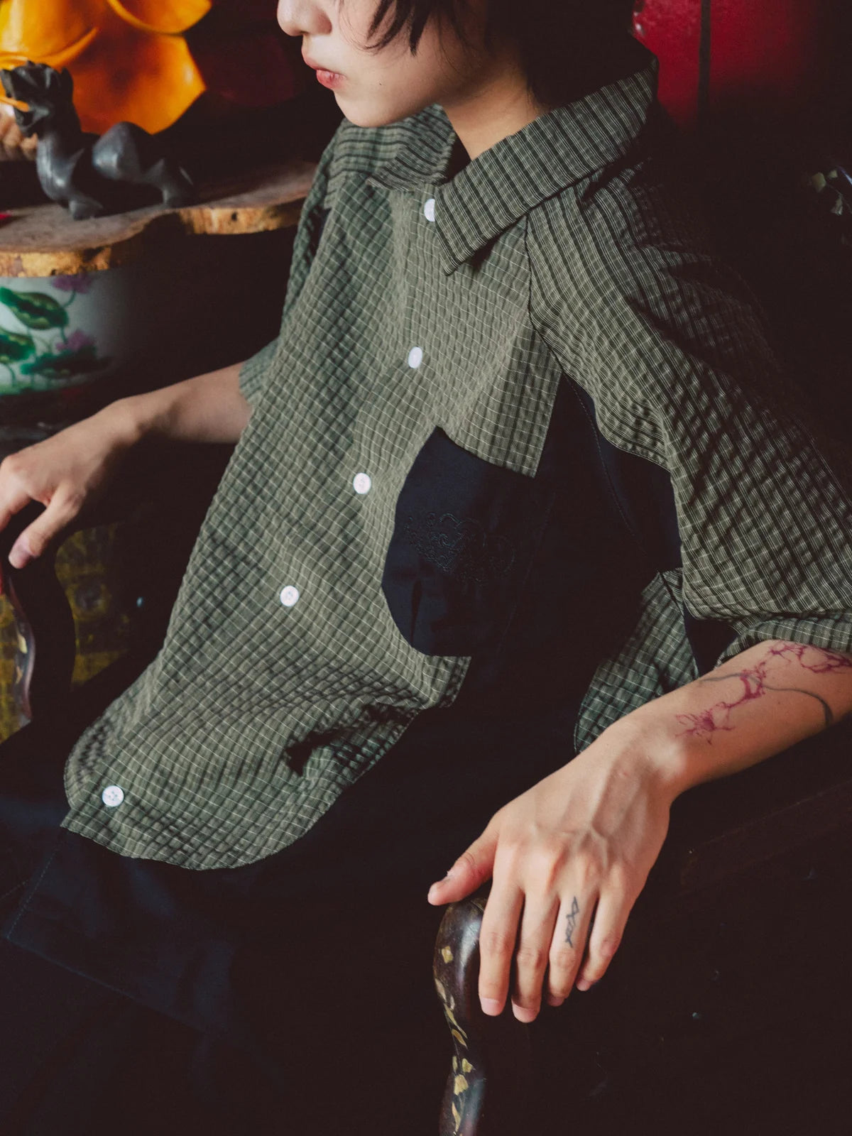 Checkered Boxy Shirt V2