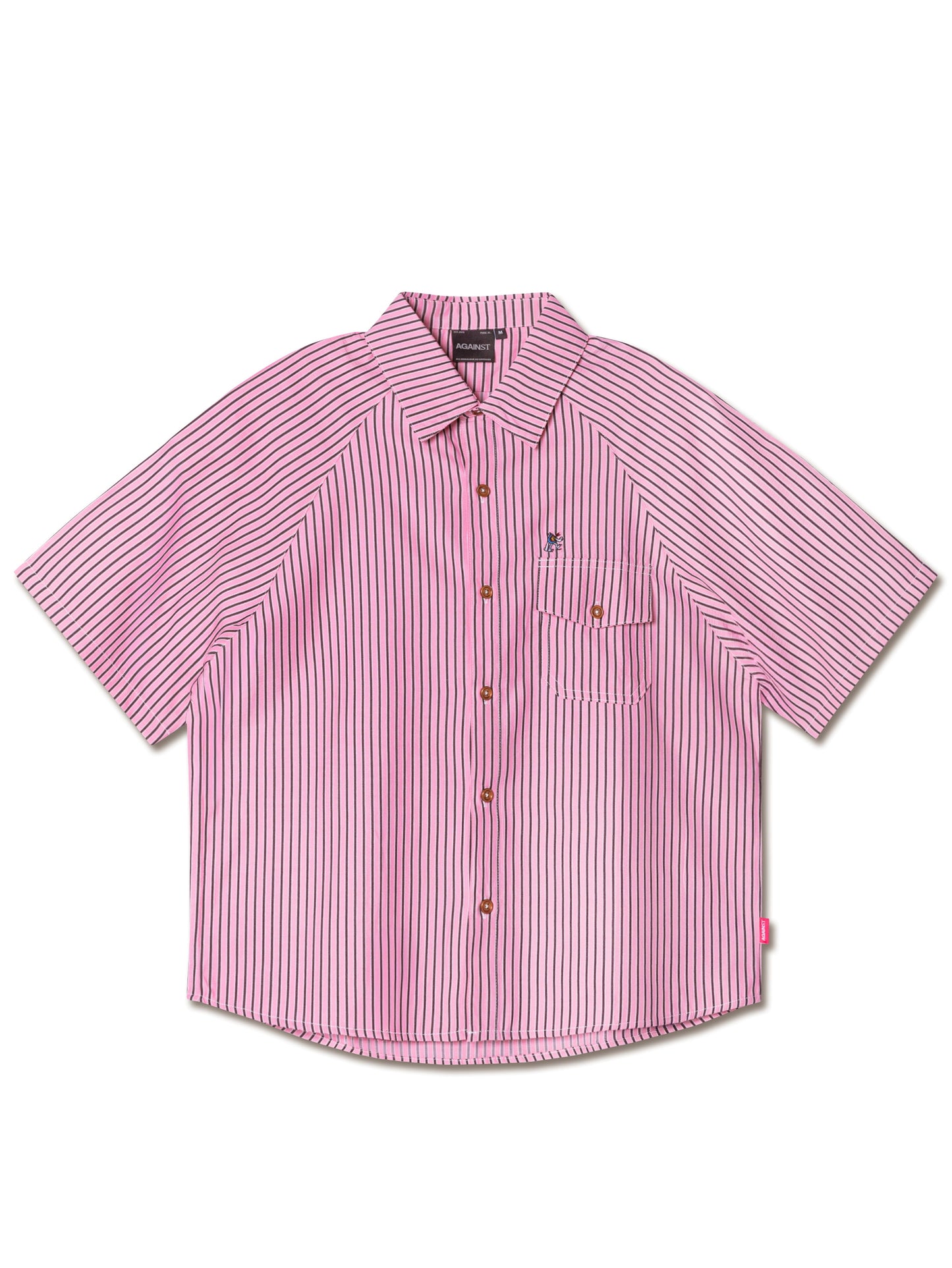 STRIPE MIGUEL SHIRT PINK - BEV C multi label store