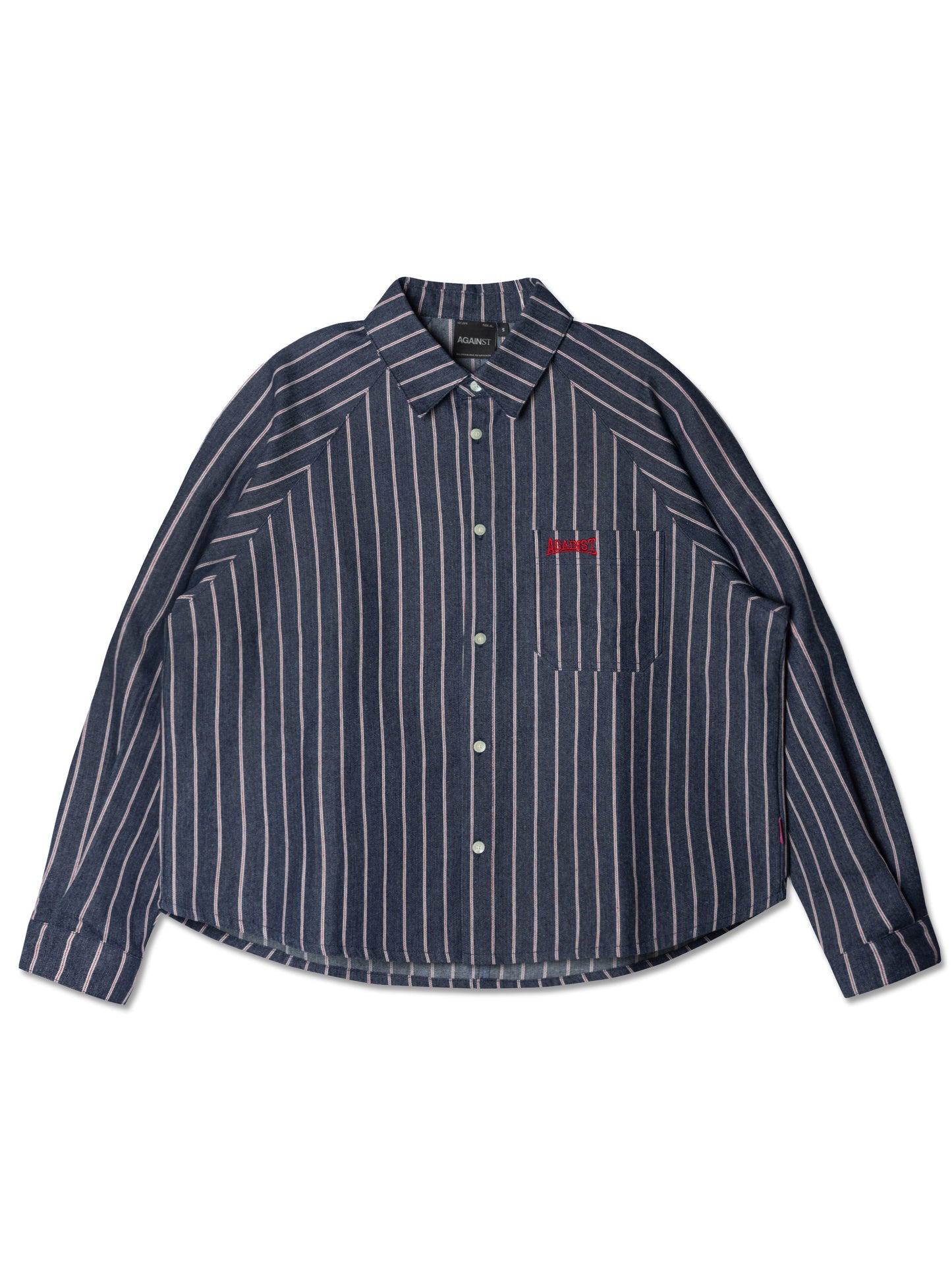DENIM STRIPE L/S SHIRT - BEV C multi label store