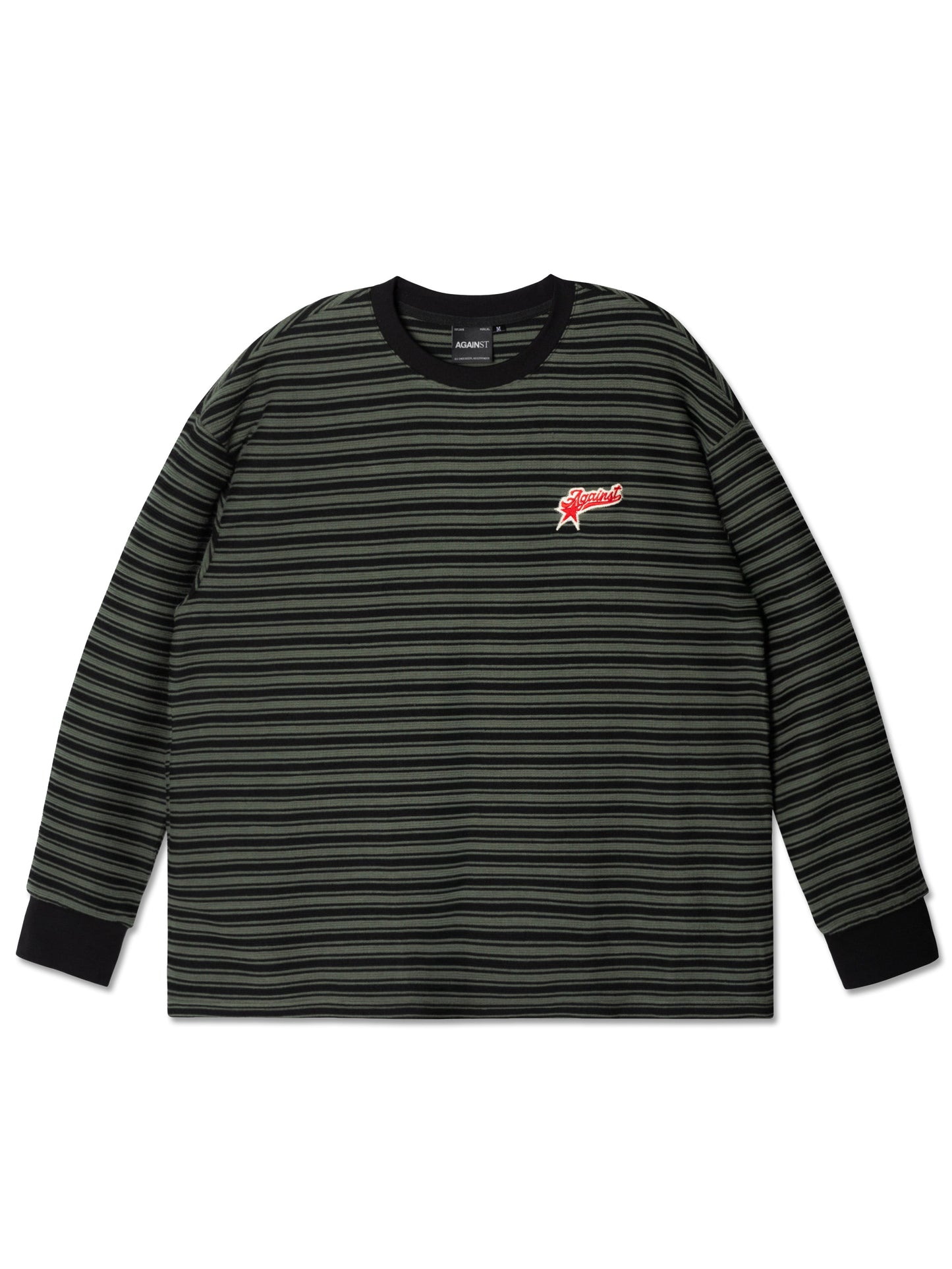 STRIPE STAR LOUNGE TEE GREEN - BEV C multi label store