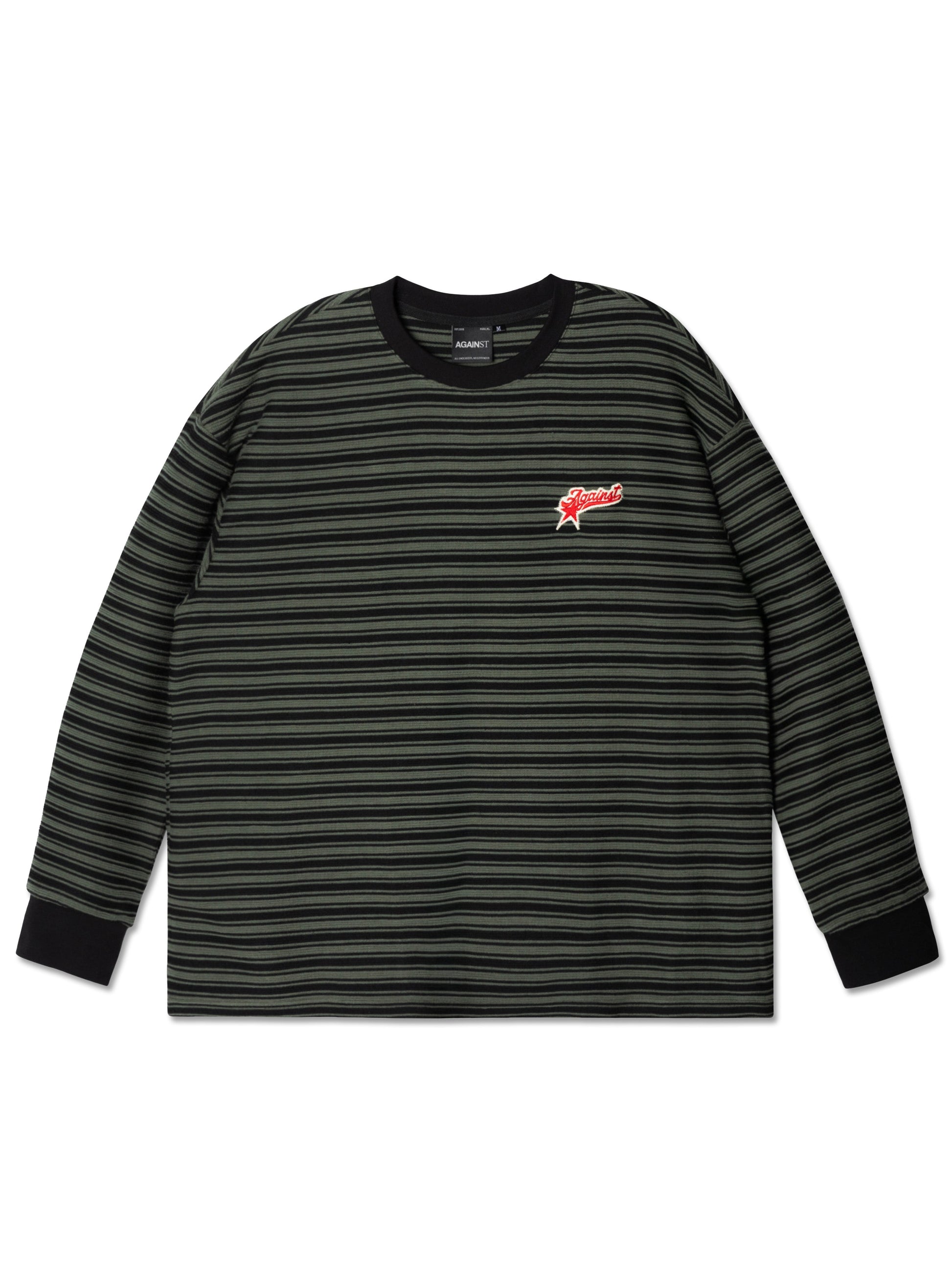 STRIPE STAR LOUNGE TEE GREEN - BEV C multi label store
