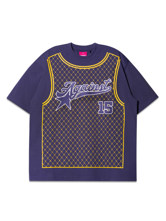 A-JERSEY TEE PURPLE - BEV C multi label store