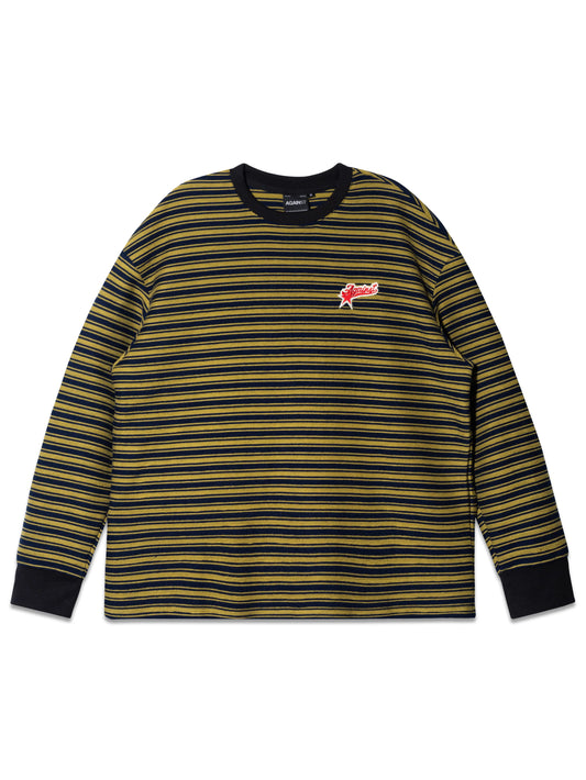 STRIPE STAR LOUNGE TEE YELLOW NAVY - BEV C multi label store