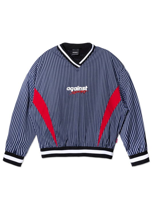 SPORT STRIPE TOP NAVY