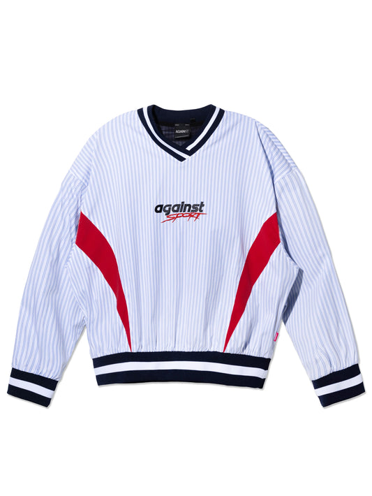 SPORT STRIPE TOP WHITE