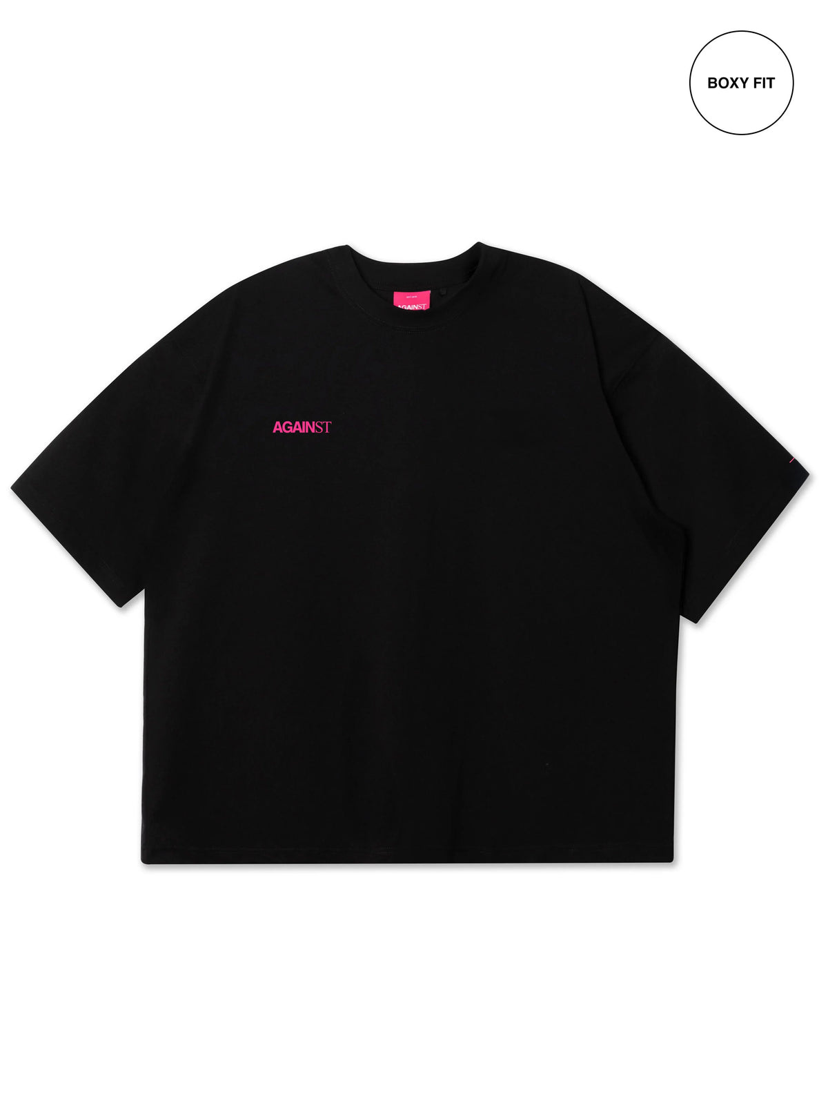 BOXY ALL DAY TEE BLACK - BEV C multi label store
