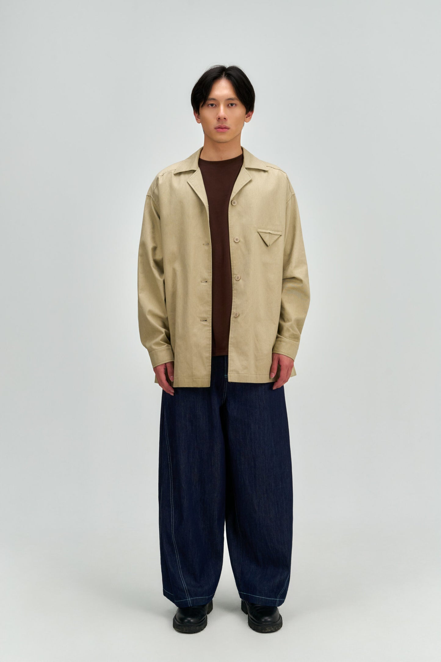 Gender Neutral Workwear Outer (Beige) - BEV C multi label store