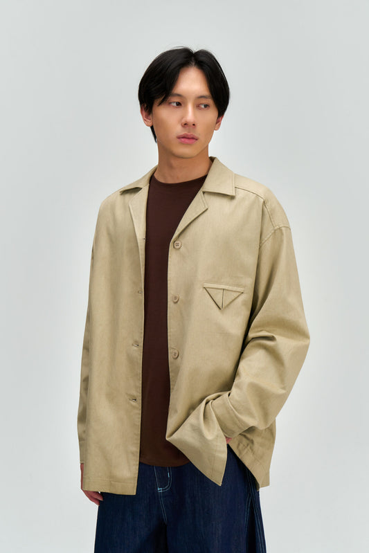 Gender Neutral Workwear Outer (Beige) - BEV C multi label store