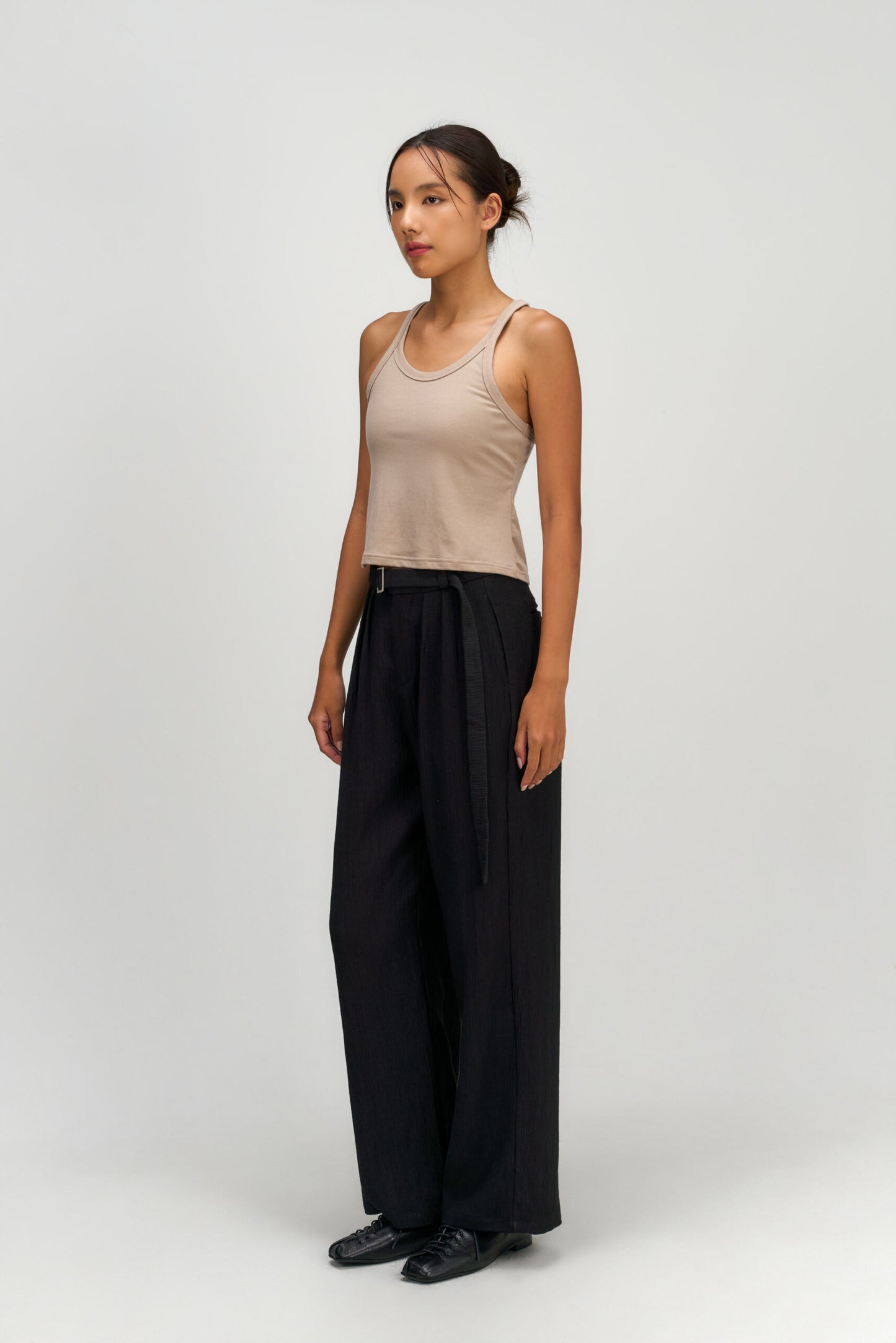 Drift Knit Y-Back Tank Top (Beige) - BEV C multi label store