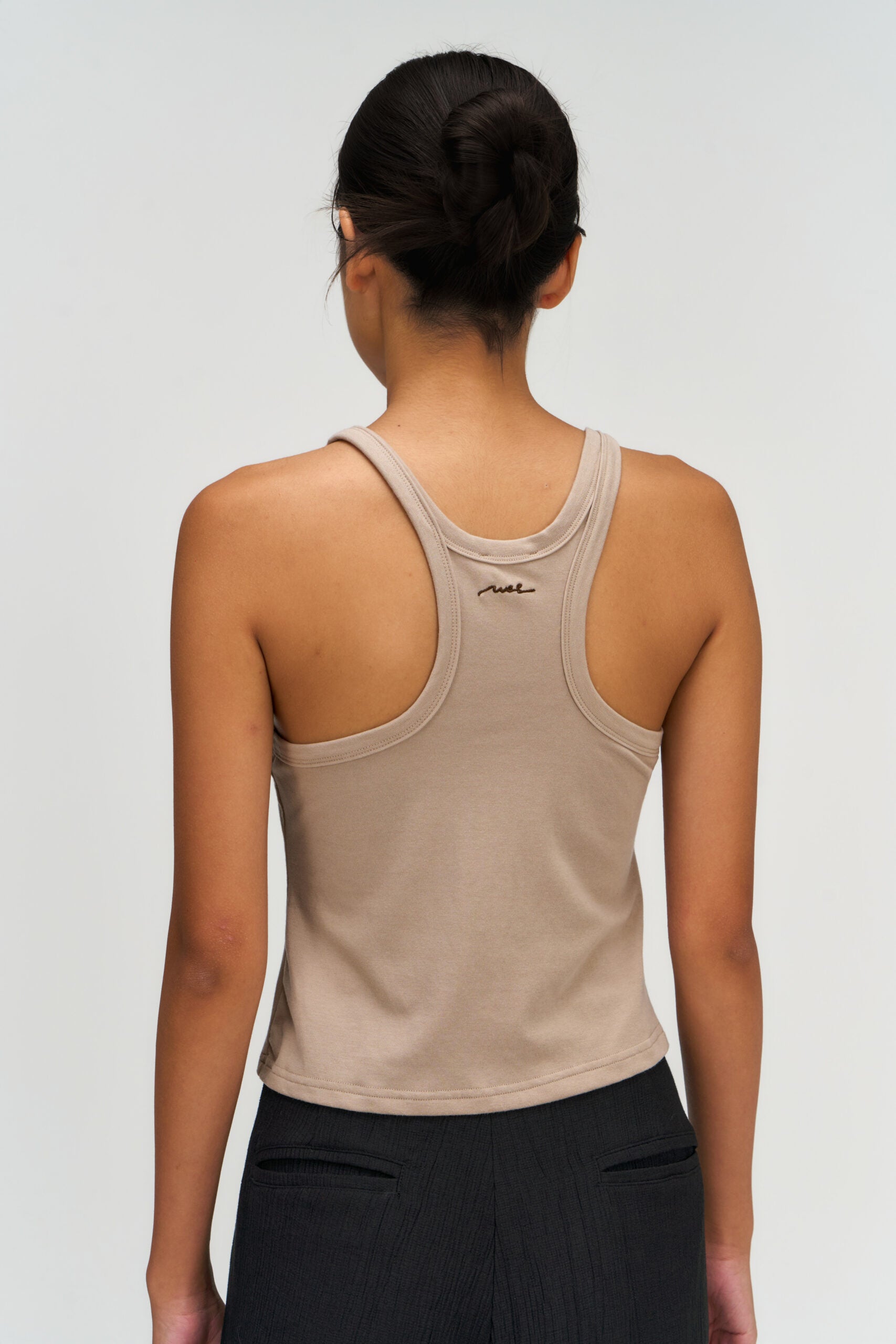 Drift Knit Y-Back Tank Top (Beige) - BEV C multi label store