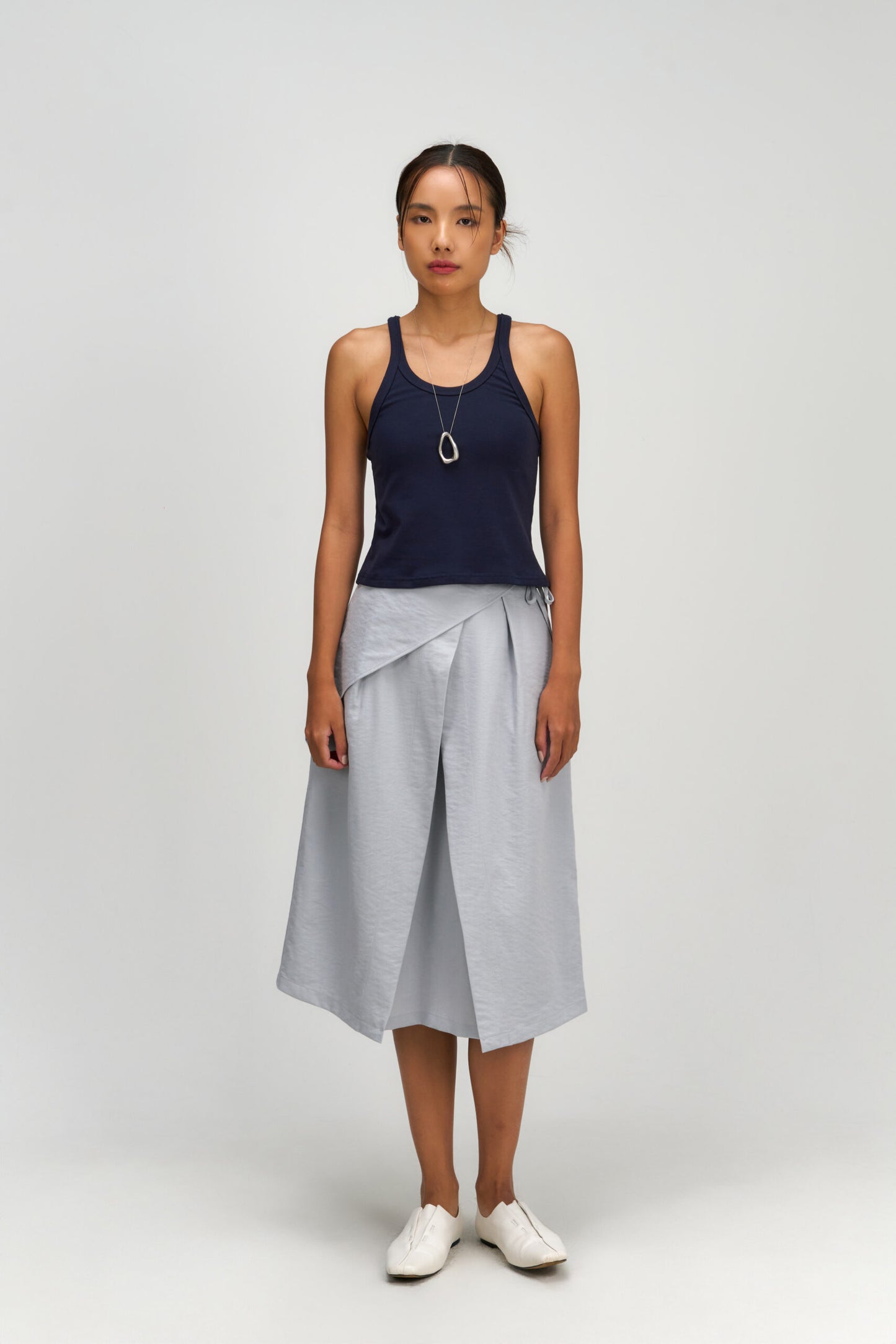 Drift Knit Y-Back Tank Top (Navy) - BEV C multi label store