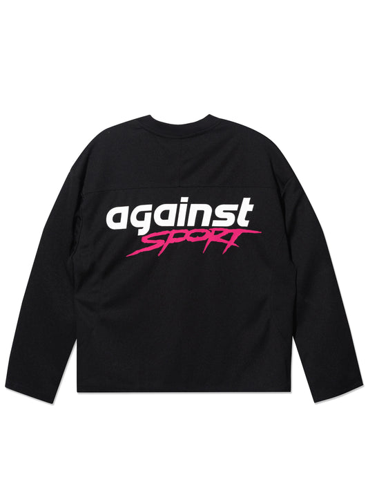 SPORT MESH L/S JERSEY BLACK