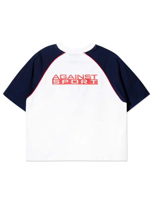 SPORT RAGLAN TEE WHITE