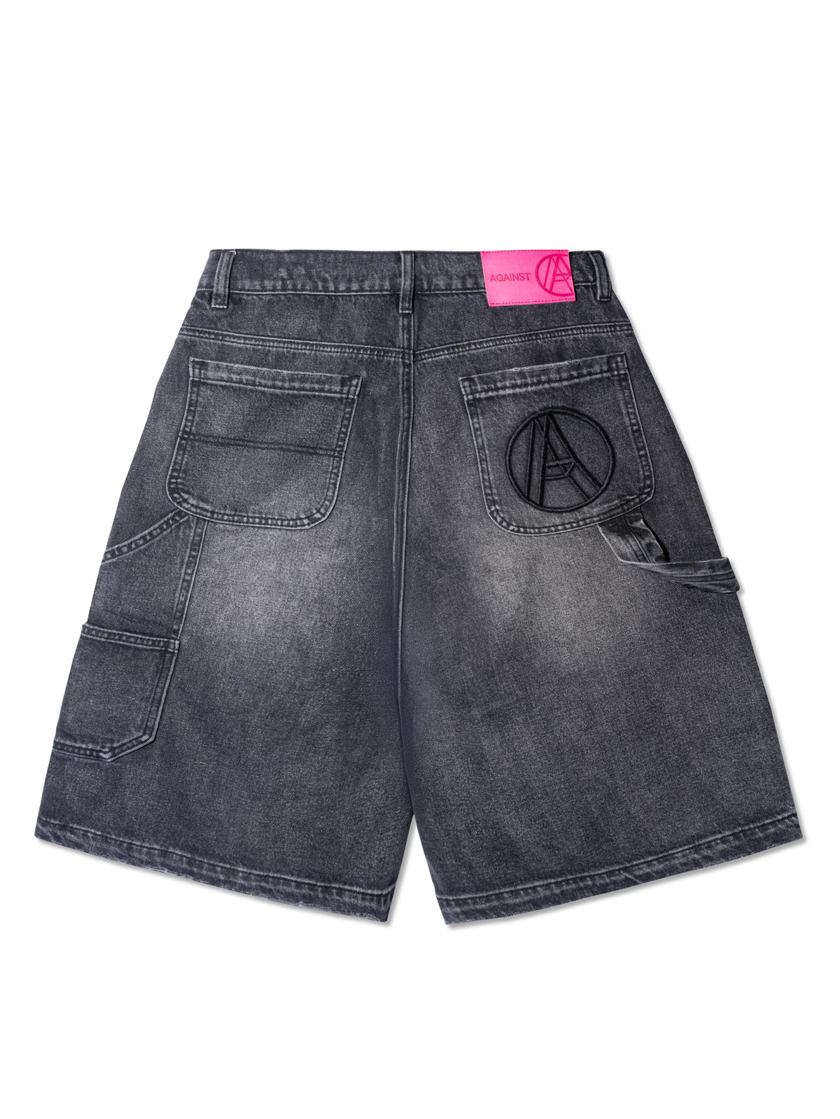 D. KNEE MONEY SHORTS DENIM BLACK