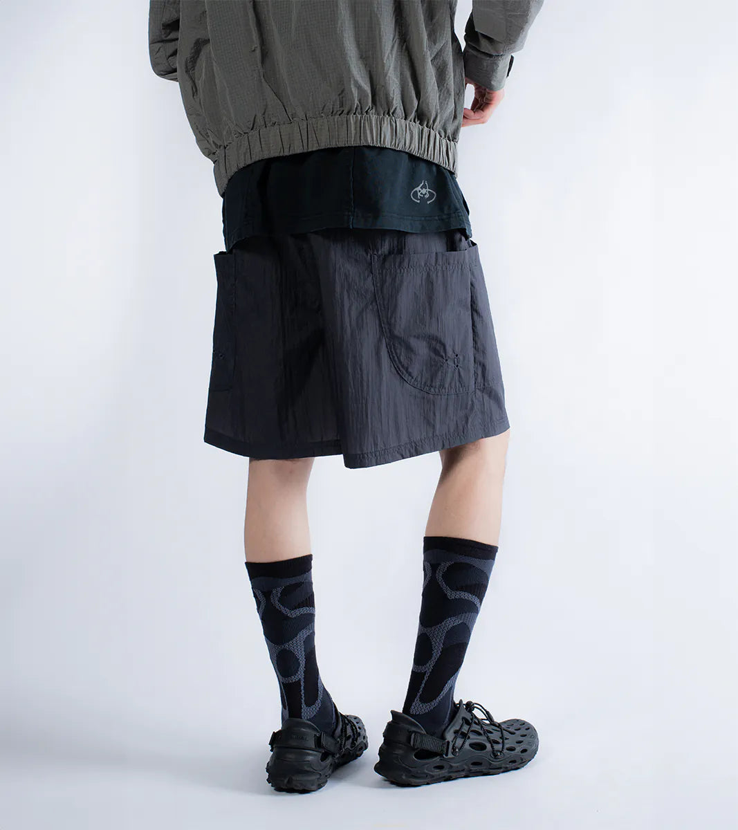 Grid utility shorts - Iron - BEV C multi label store