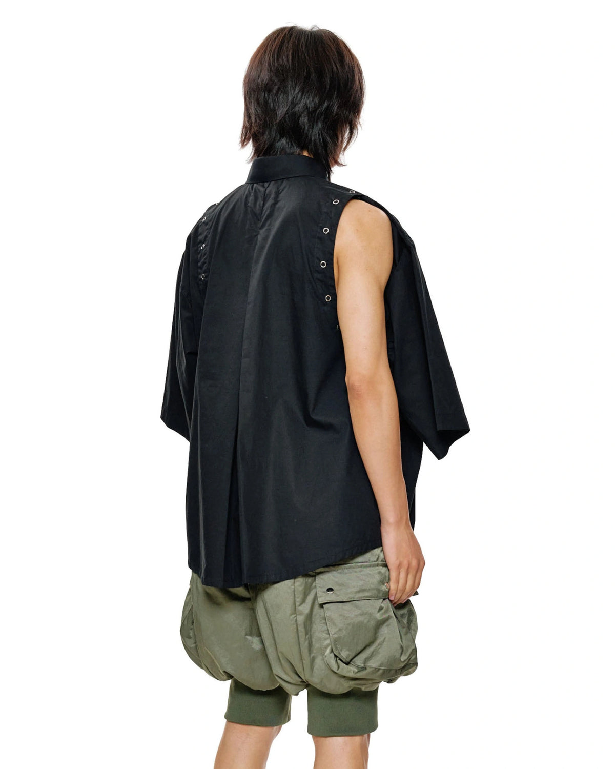 CANOPY OVERSIZE SHORT SLEEVE - BLACK - BEV C multi label store