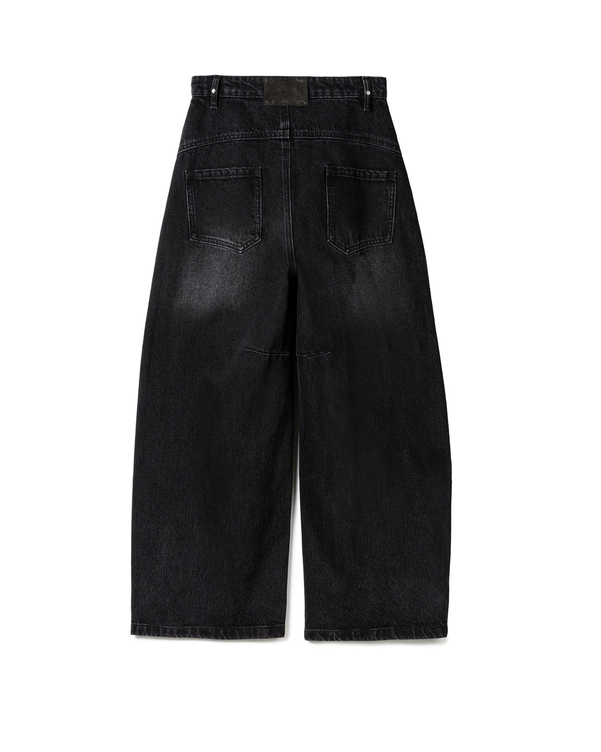 Vol.3 Ch.2 Relaxed Curved-Seam Jeans - Black - BEV C multi label store