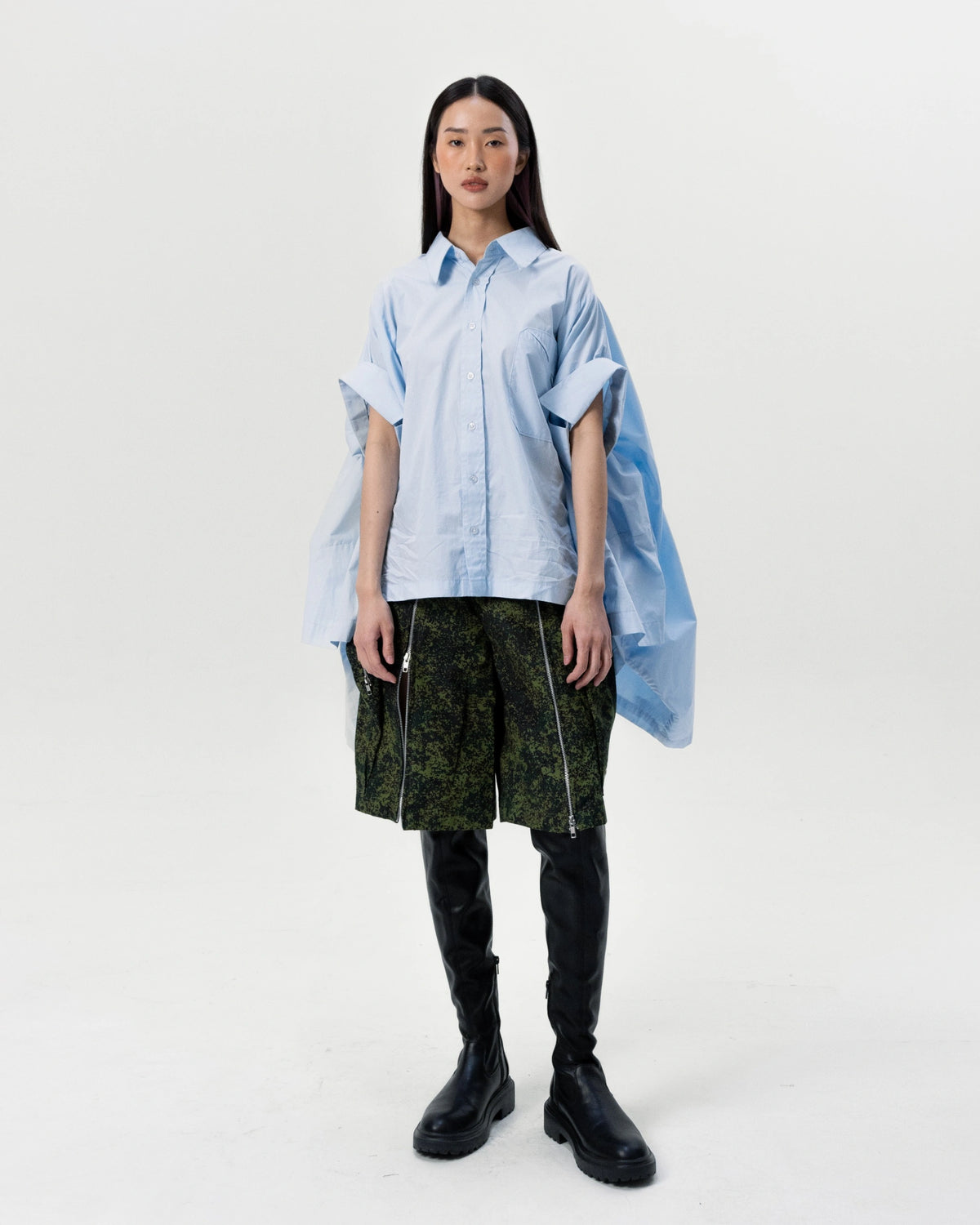 CIVIL SLIT SHORT - BEV C multi label store