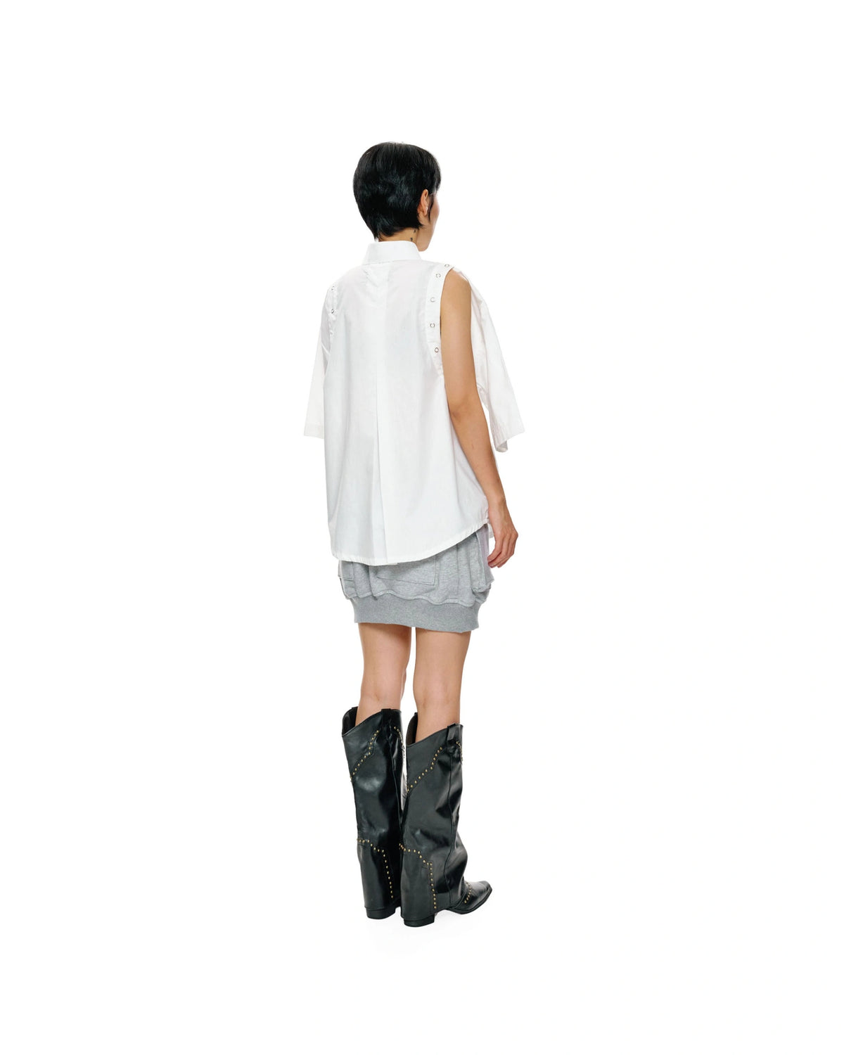 CANOPY OVERSIZE SHORT SLEEVE - WHITE - BEV C multi label store