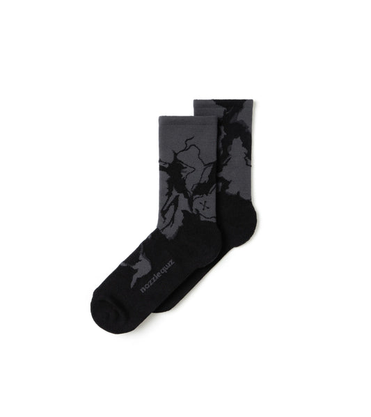 Grey Black - Roar Crew Socks