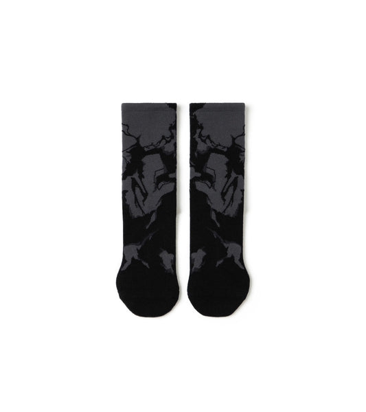 Grey Black - Roar Crew Socks