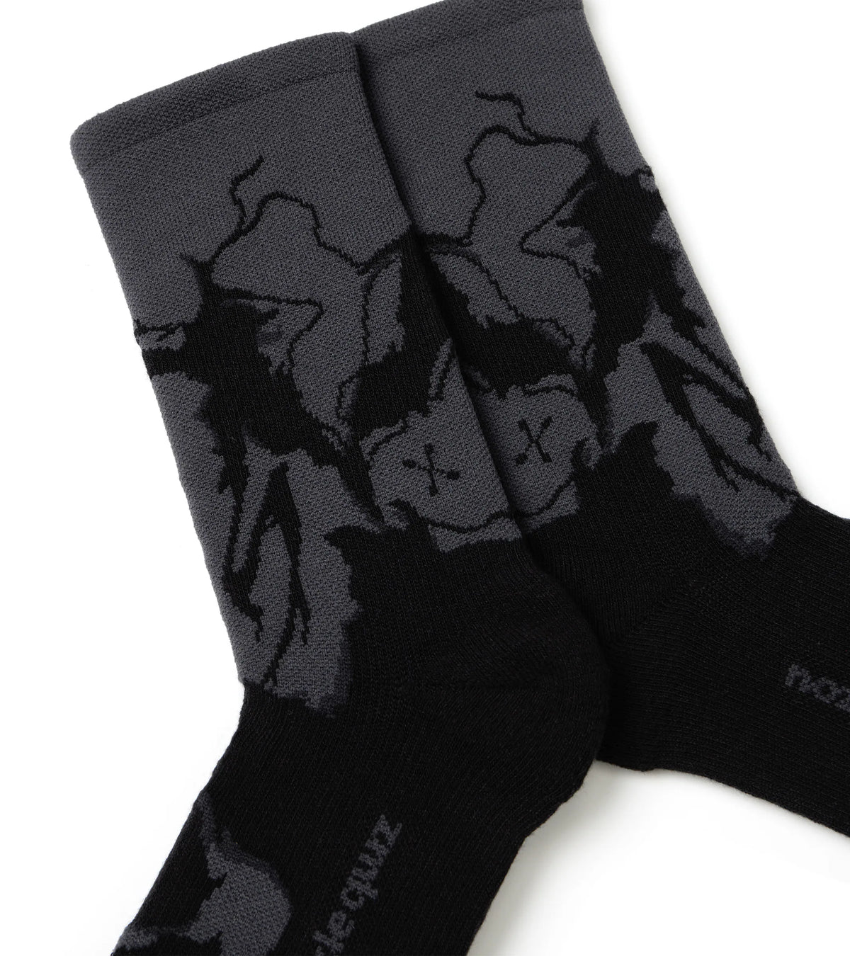 Grey Black - Roar Crew Socks