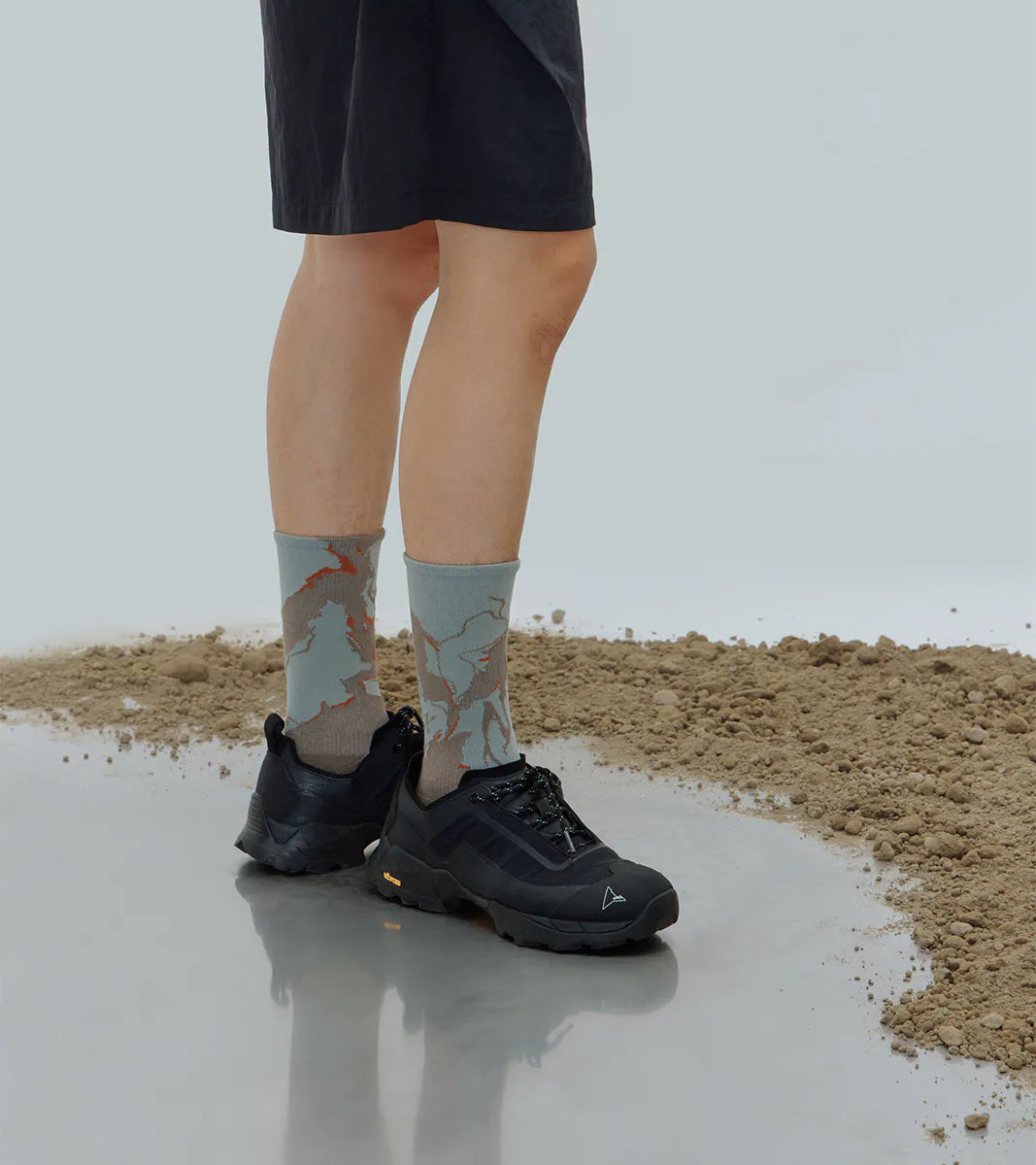 Sand Grey - Roar Crew Socks