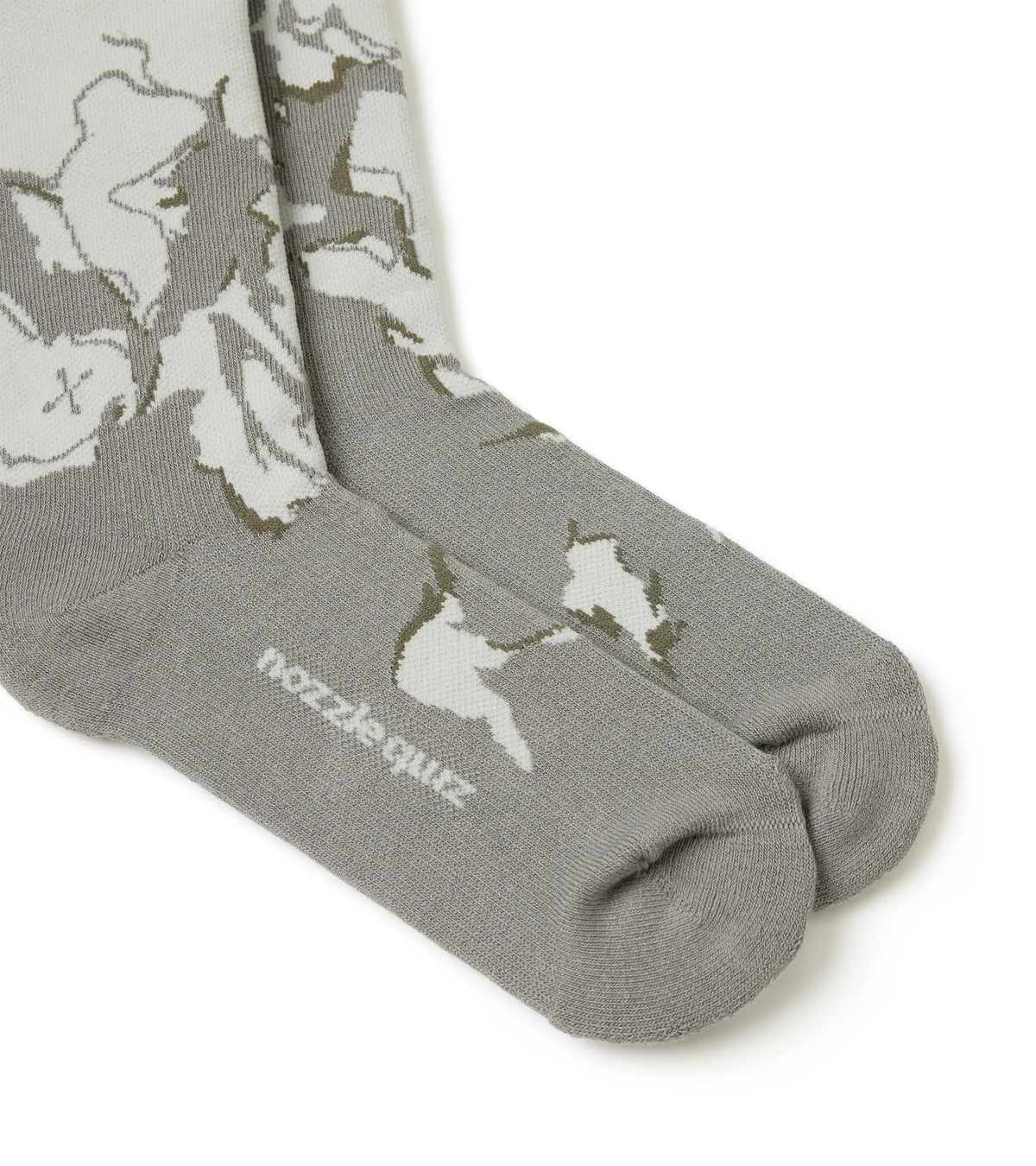 Grey Green - Roar Crew Socks