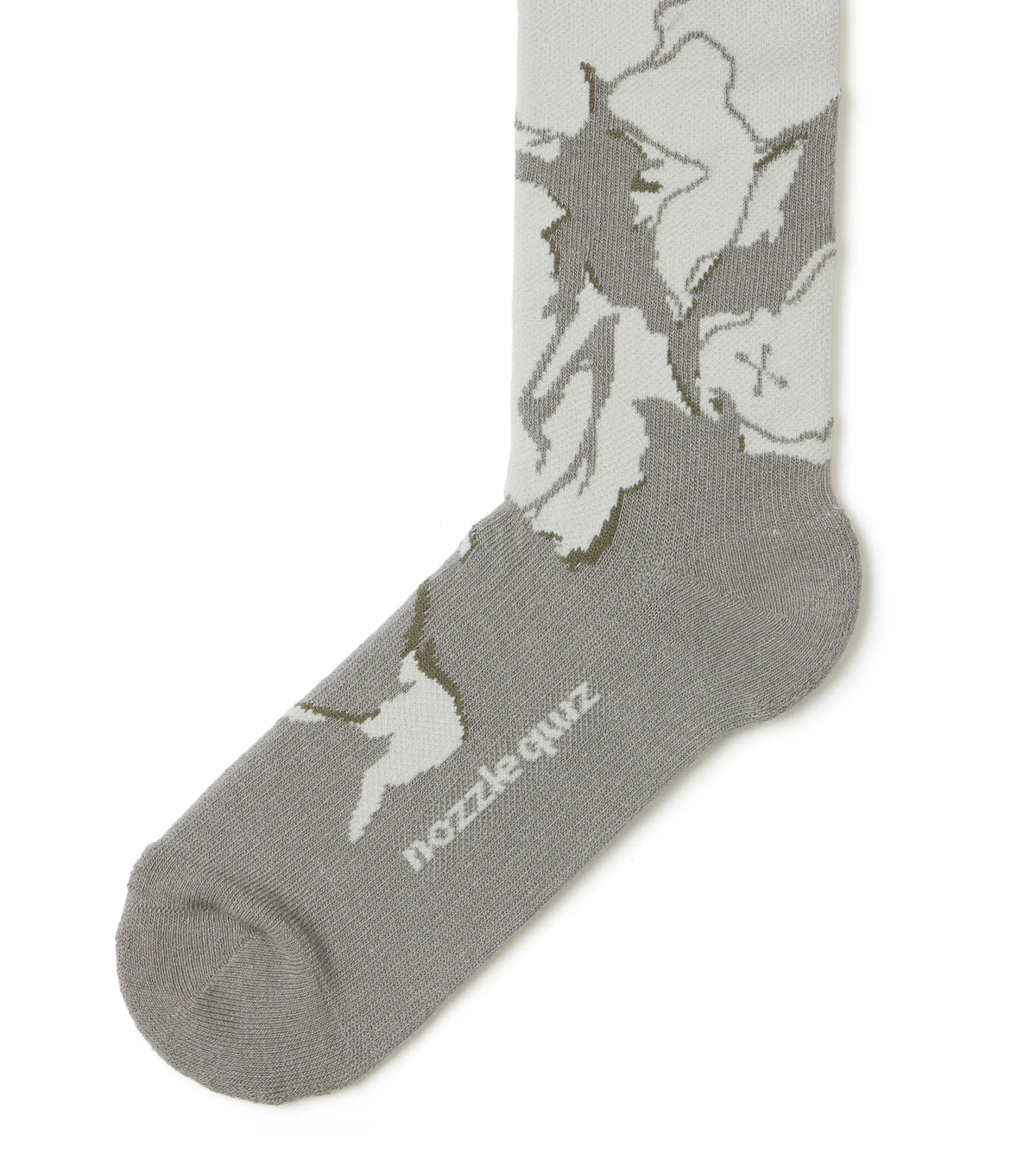 Grey Green - Roar Crew Socks