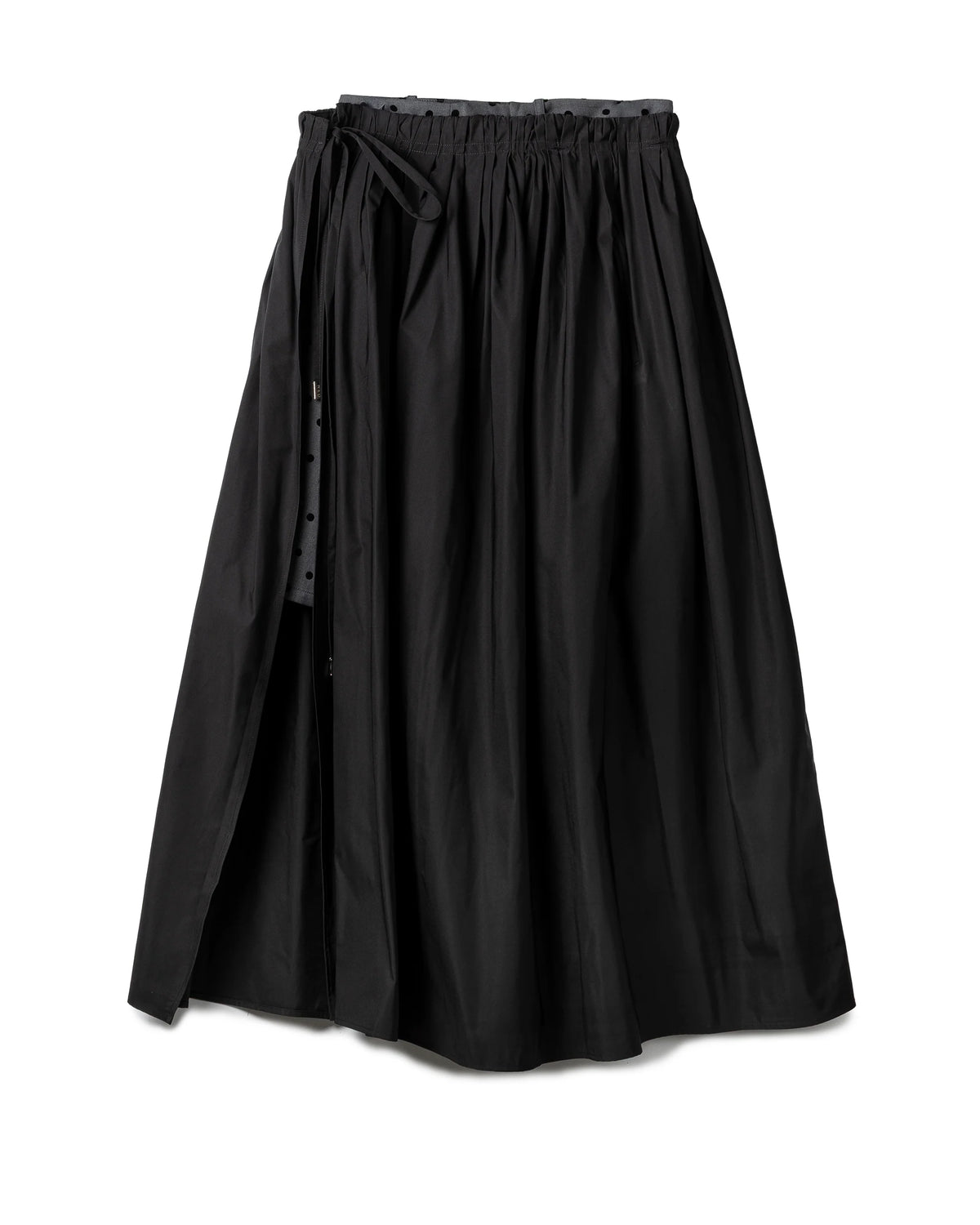 Vol.3 Ch.2 Flowing Double Layered Polka Midi Skirt - BEV C multi label store