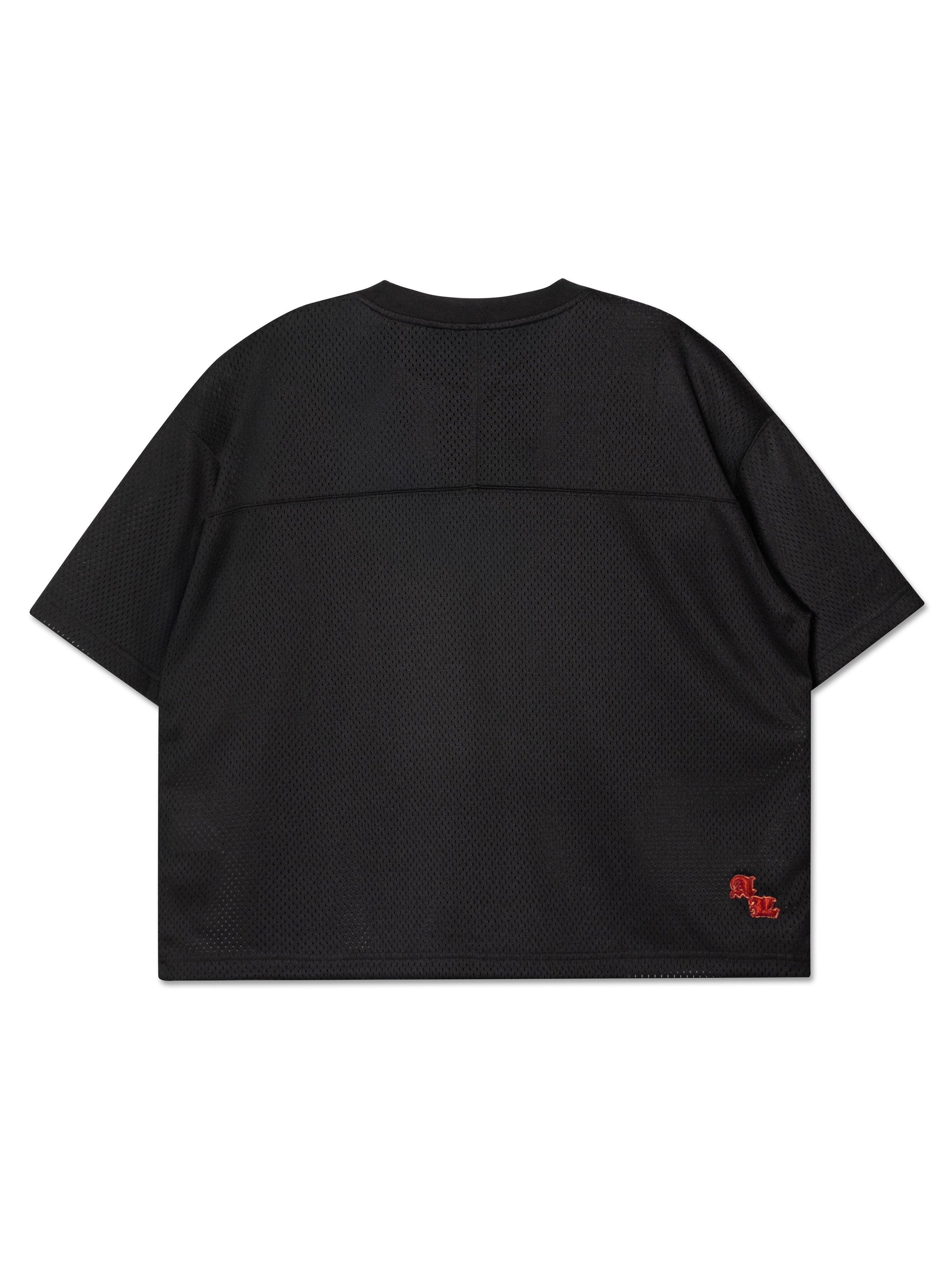 VARSITY CROPPED JERSEY BLACK - BEV C multi label store