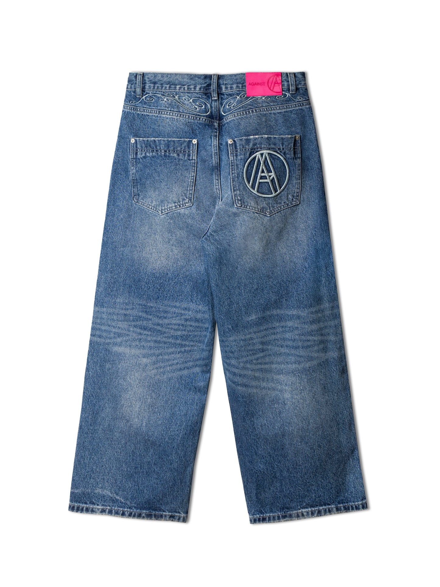 COWBOY WASHED PERFECT JEANS BLUE - BEV C multi label store