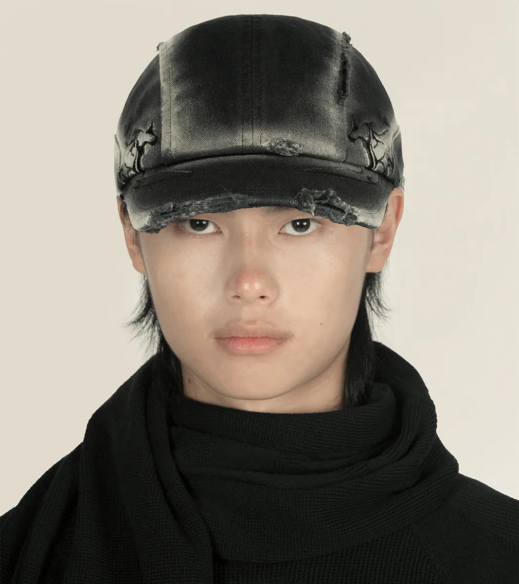 Washed Black - Microclimate Damaged Cap - BEV C multi label store